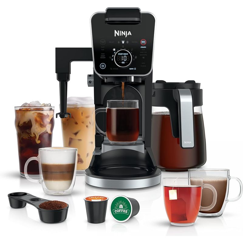 NINJA - Cafetera Ninja Drip DualBrew Pro K-Cup y 12 tazas CFP301