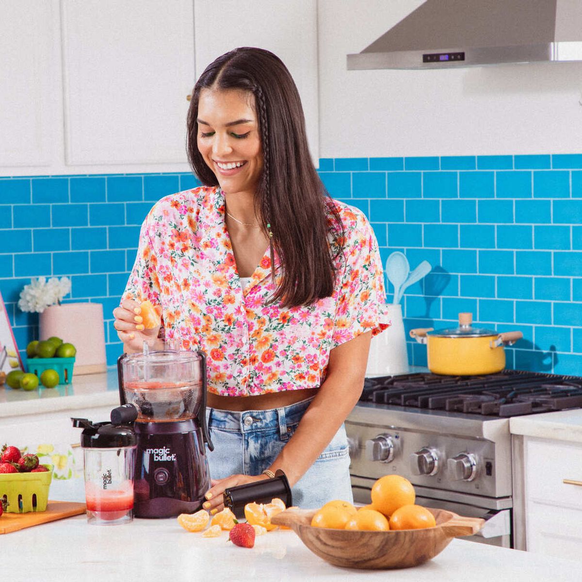 NUTRIBULLET - MAGIC BULLET MINI EXPRIMIDOR DE JUGOS CON VASO 473ML.