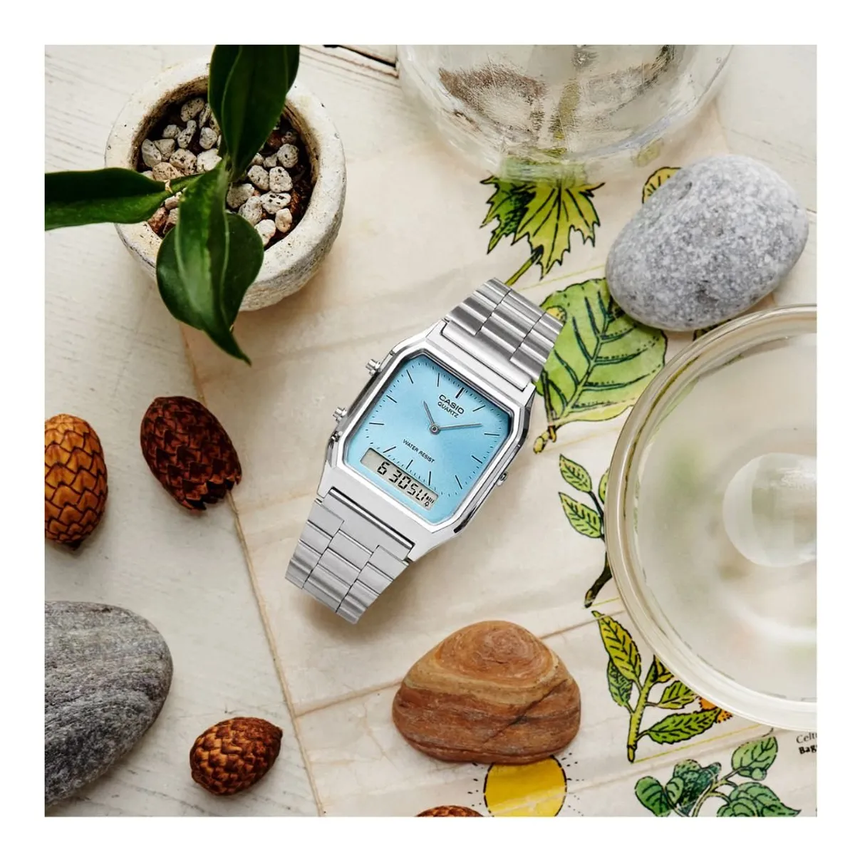 CASIO - Reloj Casio AQ-230A-2A1 Estilo Vintage