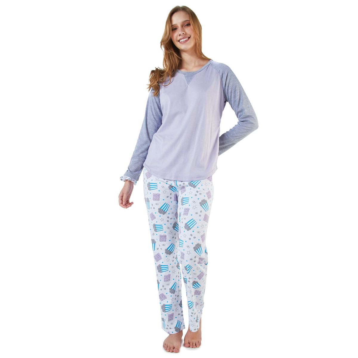 SANTANA - Pijama Mujer Scarlett Gris