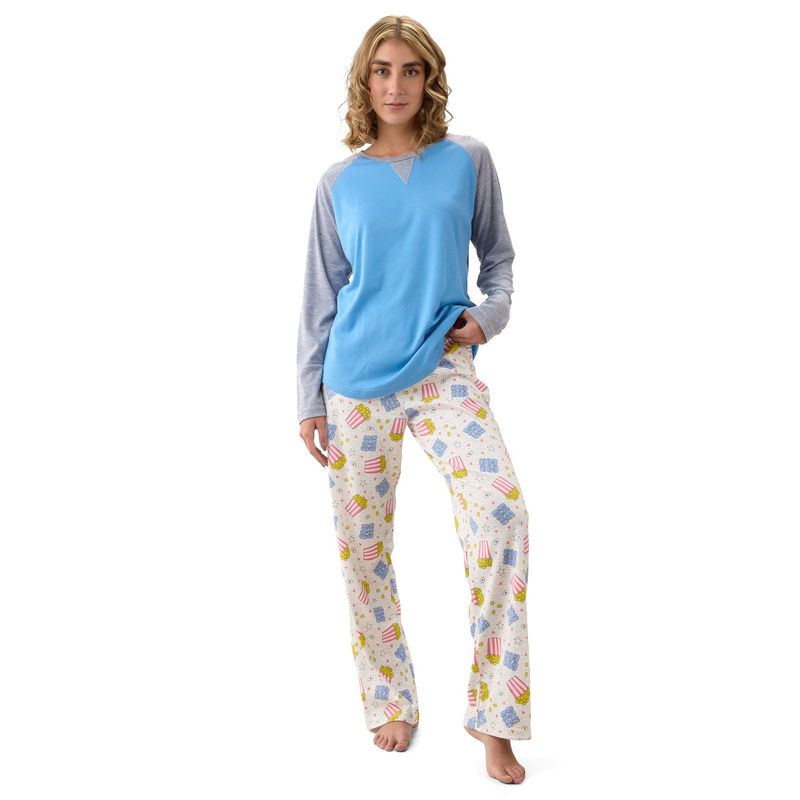 SANTANA - Pijama Mujer Scarlett Azul