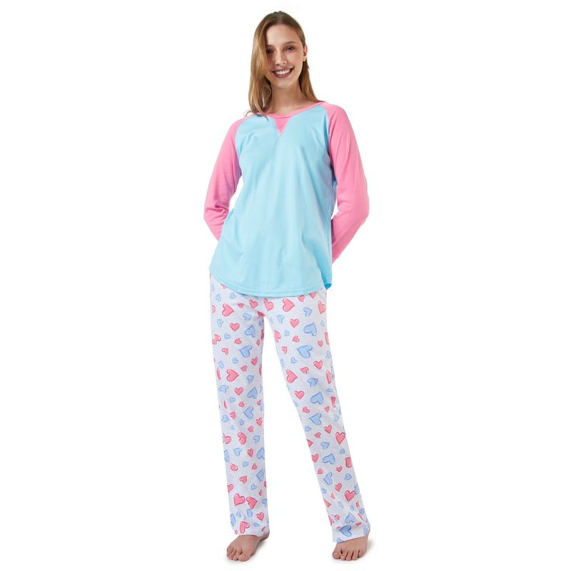 SANTANA - Pijama Mujer Scarlett Azul