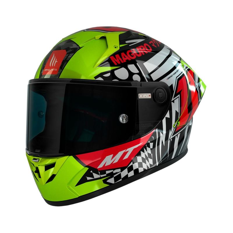 MT HELMETS - KRE+ CARBON SERGIO GARCIA A3  TALLA XL