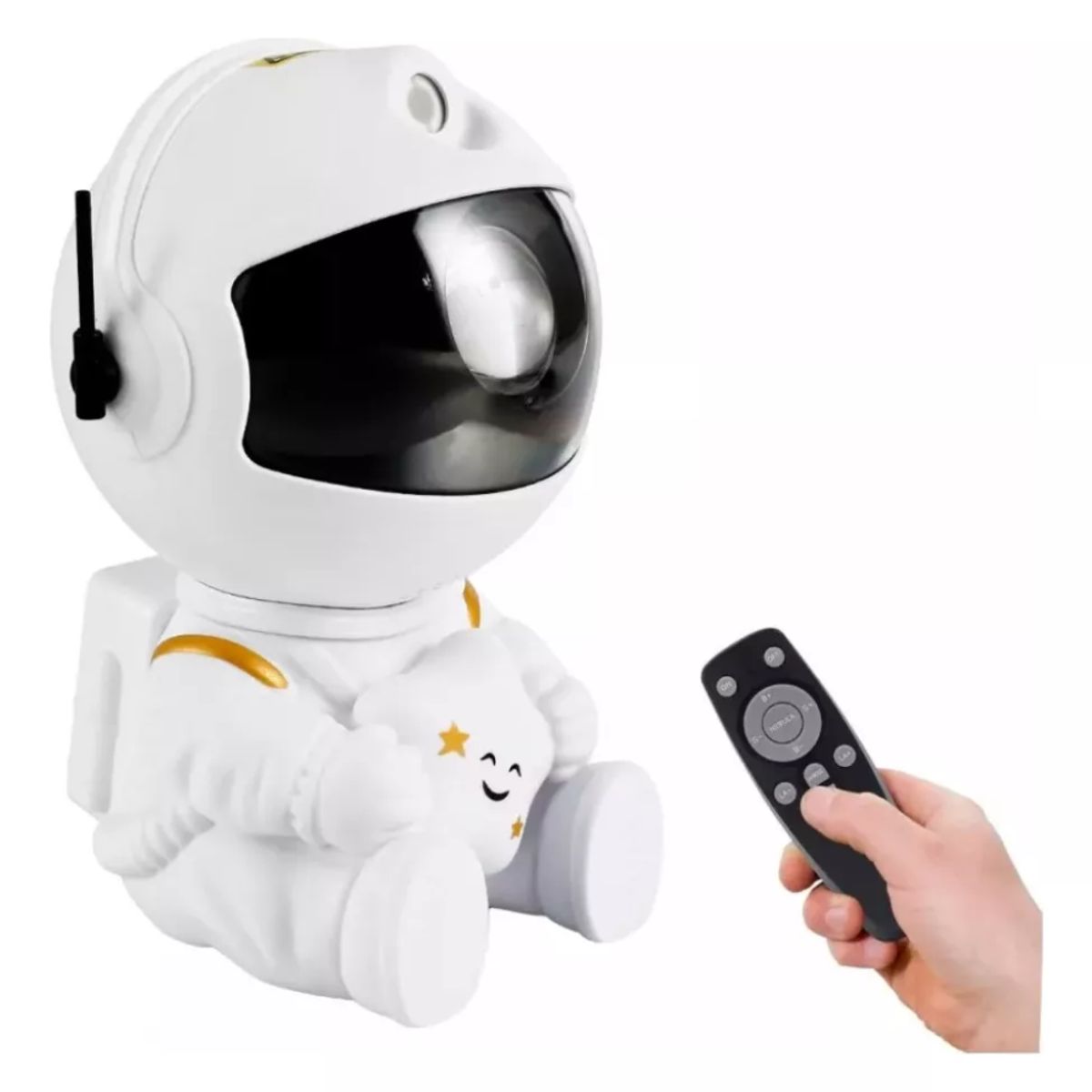 GENERICO - Lámpara Proyector De Astronauta Nebulosa Led Control Remoto