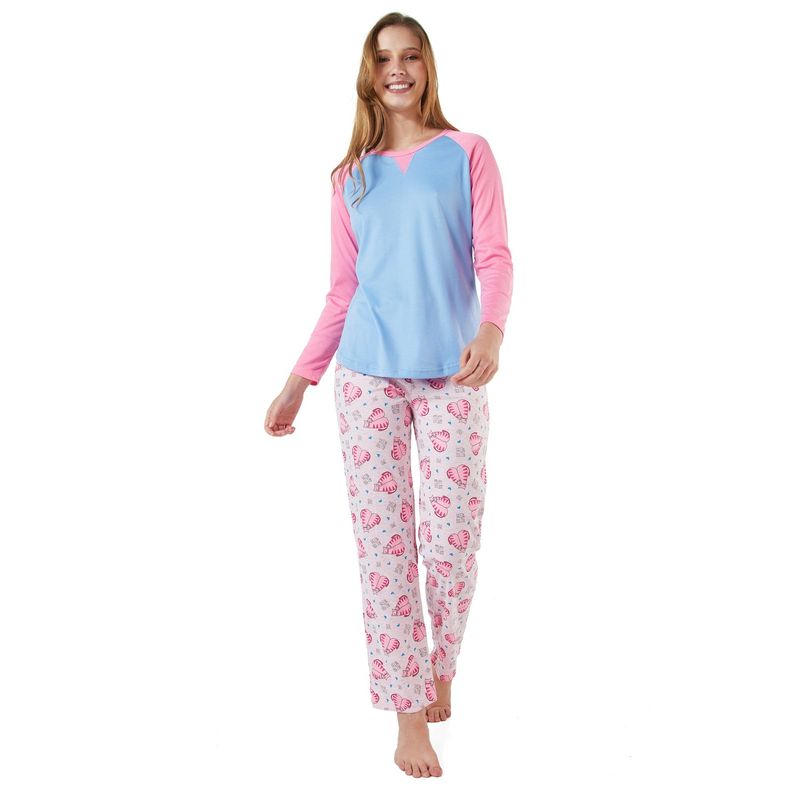 SANTANA - Pijama Mujer Scarlett Fucsia