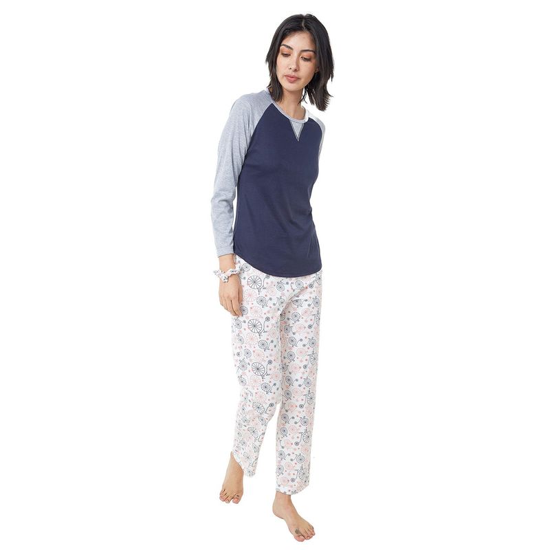 SANTANA - Pijama Mujer Scarlett Azul