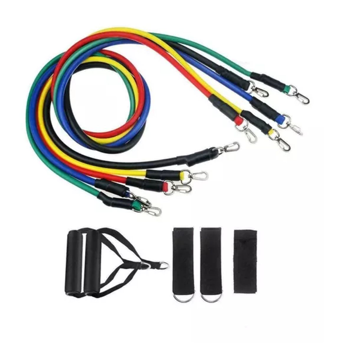 GENERICO - Bandas Elásticas Tubulares Ejercicio Resistencia Fitness Gym