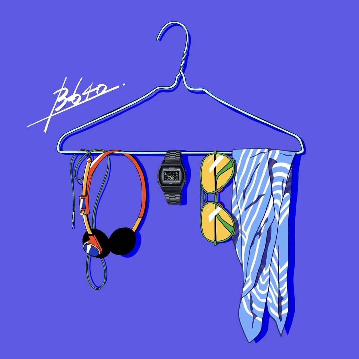 CASIO - Reloj Casio B-640WBG-1B Estilo Vintage