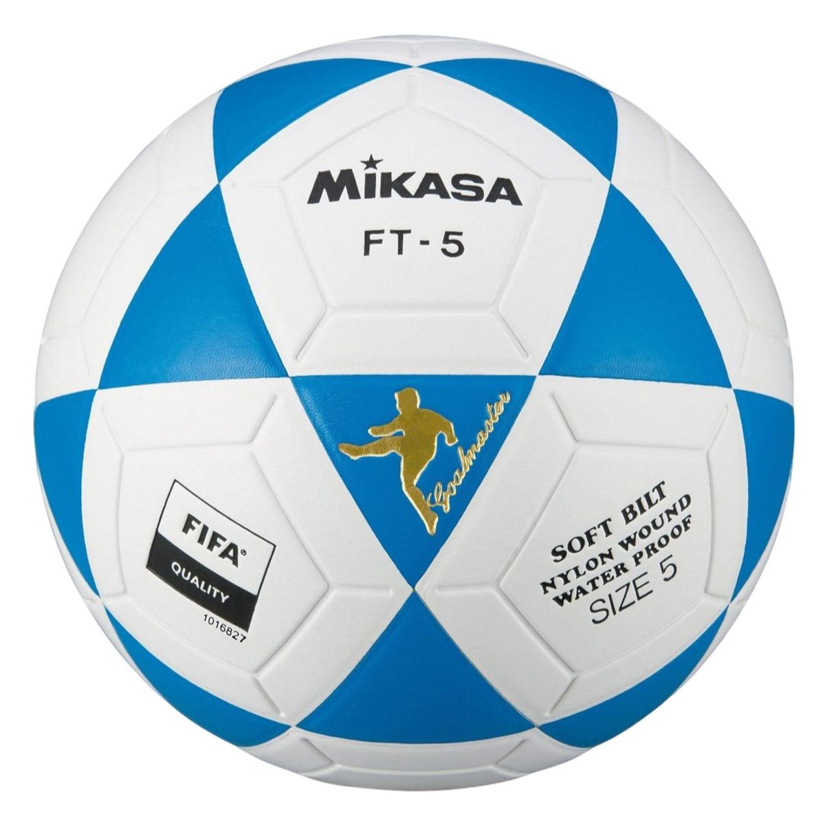 GENERICO - Balón De Fútbol Mikasa Ft5 Cuero Original Color Azul