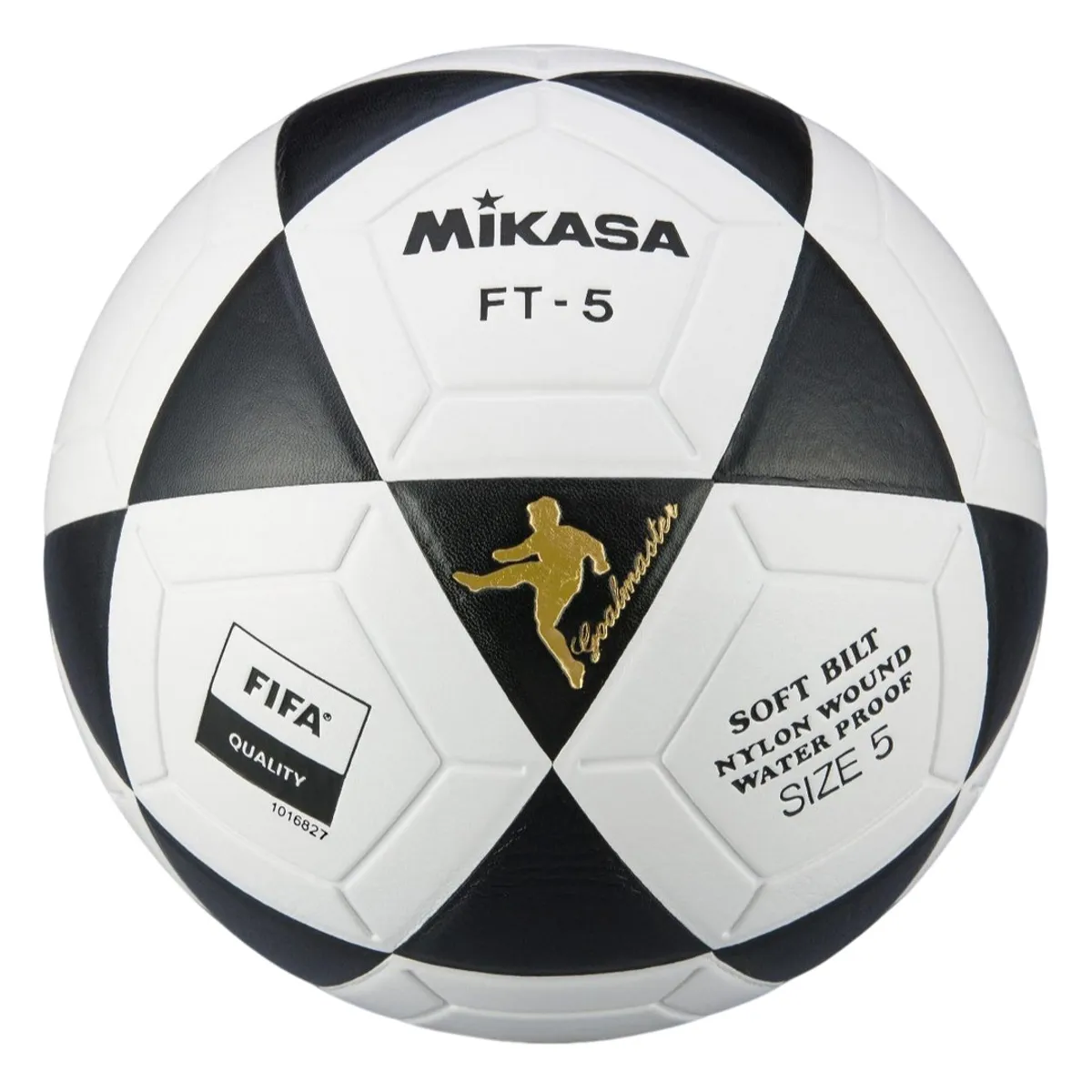 GENERICO - Balón De Fútbol Mikasa Ft5 Cuero Original Color Blanco