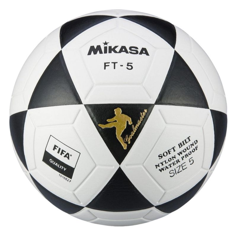 GENERICO - Balón De Fútbol Mikasa Ft5 Cuero Original Color Blanco