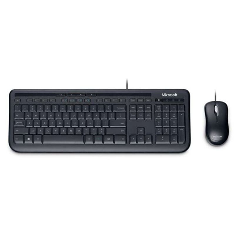 MICROSOFT - TECLADO+MOUSE MICROSOFT WIRED DESKTOP 600