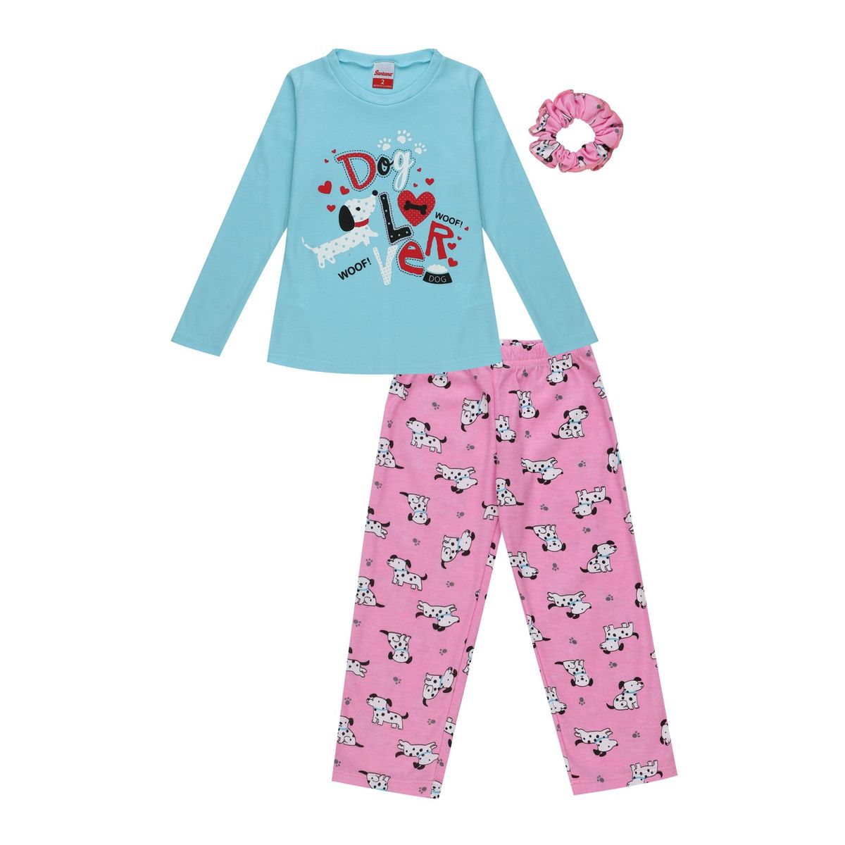 SANTANA - Pijama Niña Anita Añil