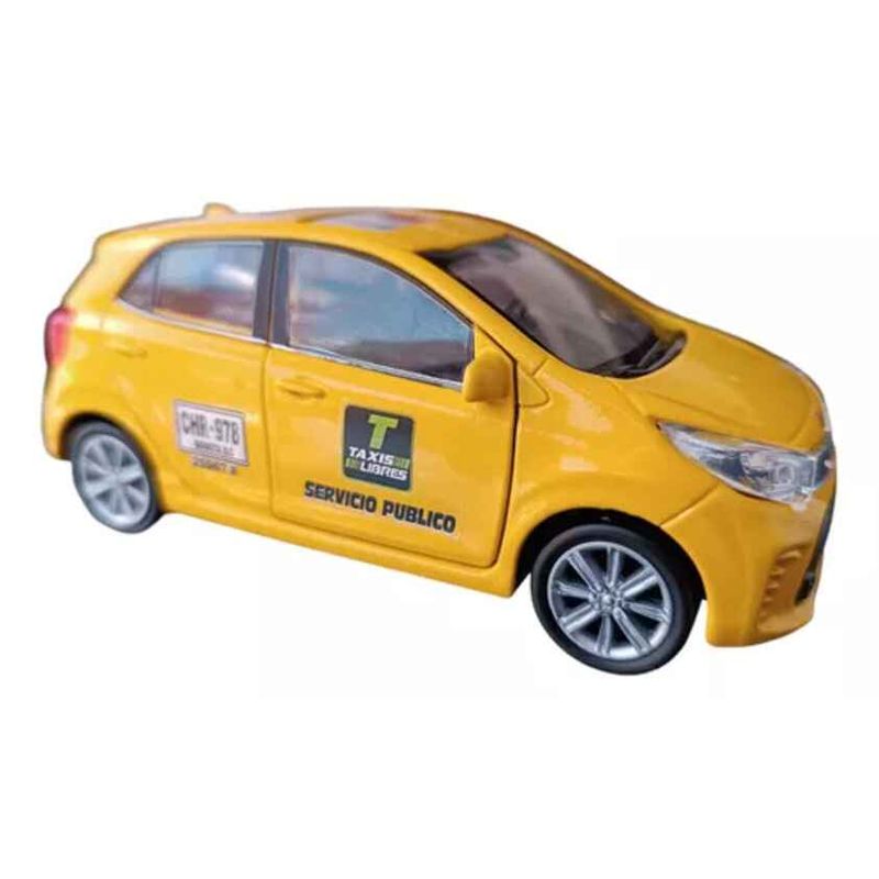 GENERICO - Taxi Kia Picanto Escala 134 Metalico 12cm