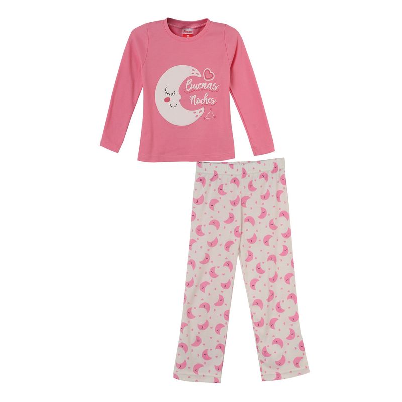 SANTANA - Pijama Niña Anita Fucsia