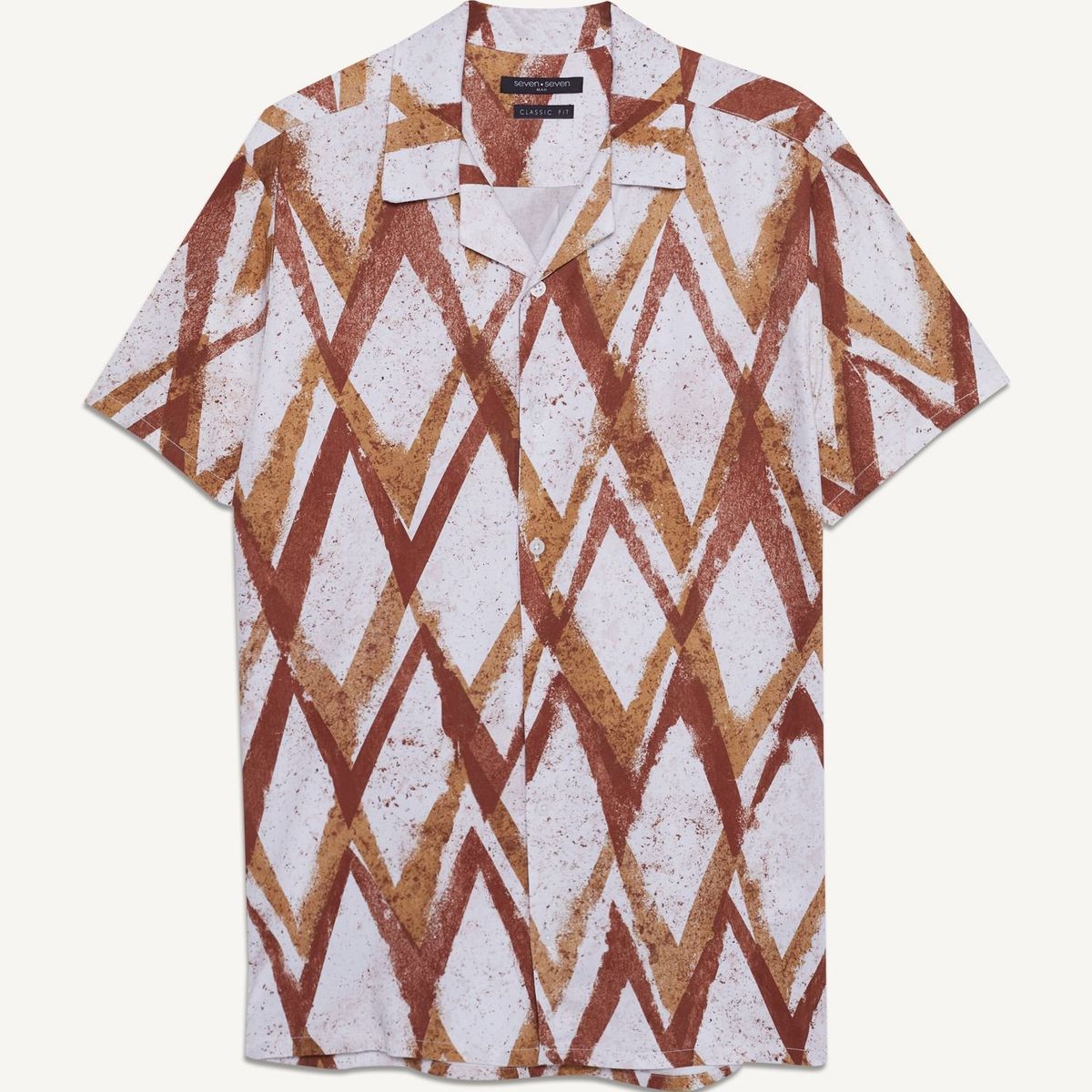 SEVEN SEVEN - Camisa De Hombre  Color Amarillo Marca Seven Seven #45011954