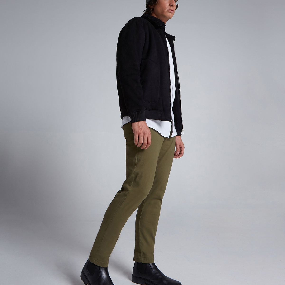 SEVEN SEVEN - Pantalón Chino  Para Hombre Verde Seven Seven