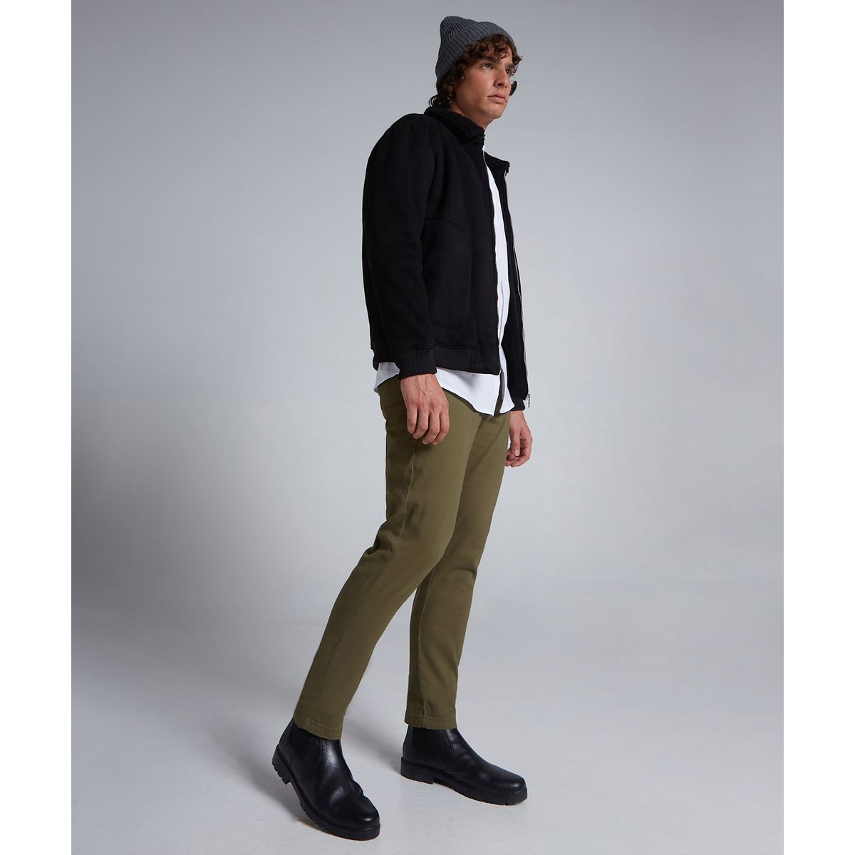 SEVEN SEVEN - Pantalón Chino  Para Hombre Verde Seven Seven