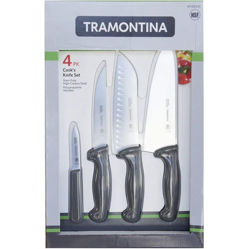 TRAMONTINA - Tramontina Proline - Juego De Cuchillos De Cocina 4 Unidades