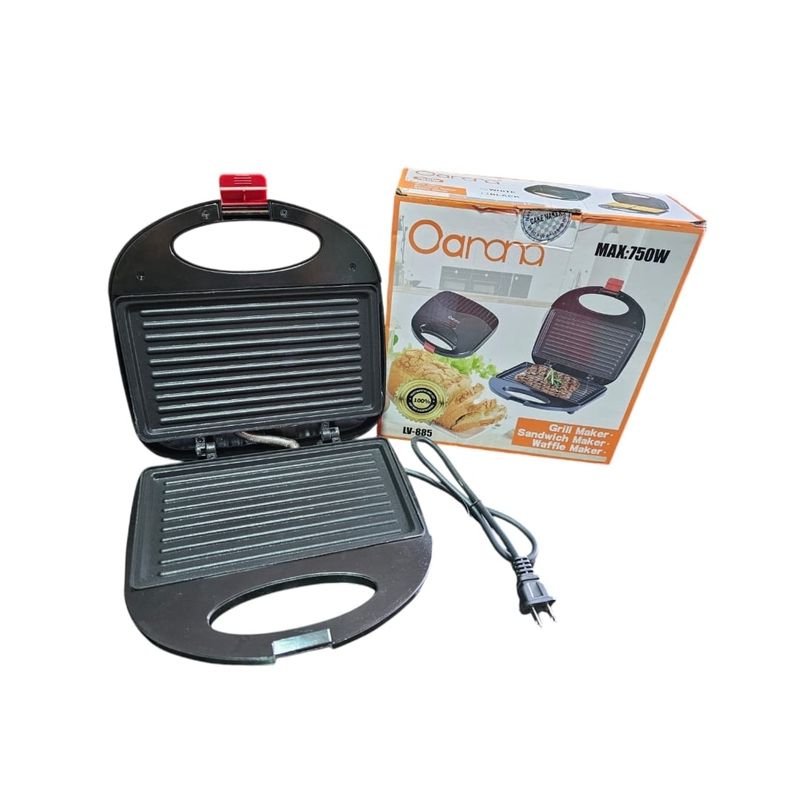 GENERICO - Sanduchera Parrilla  Panini Antiadherente 750w