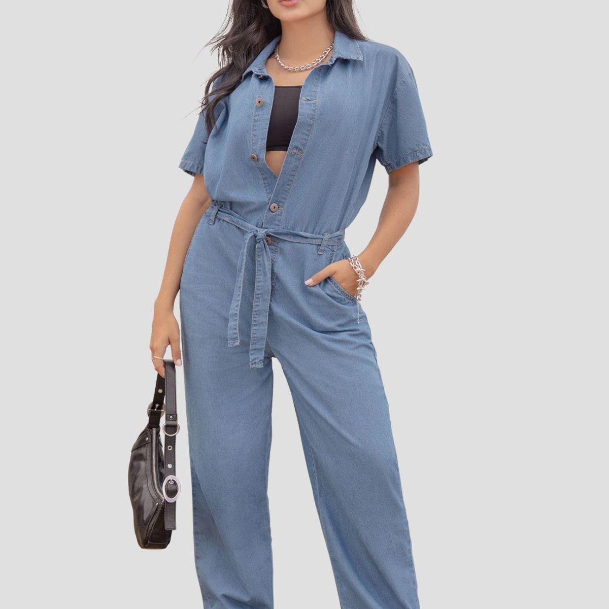 ATYPICAL - Enterizo Largo Mujer Azul Medio Atypical 106567