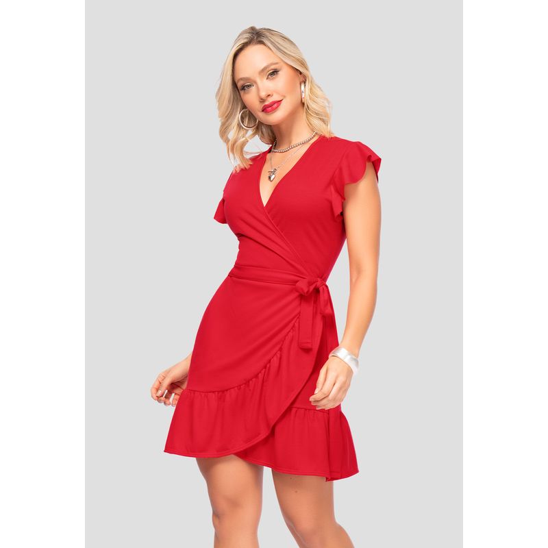 MARKETING PERSONAL - Vestido Corto Mujer Rojo Mp 106852
