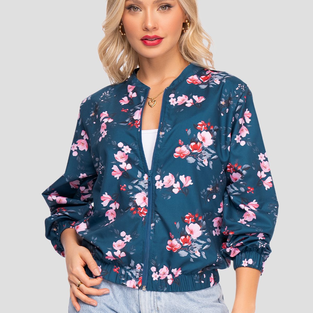 MARKETING PERSONAL - Chaqueta Mujer Estampado Mp 106853
