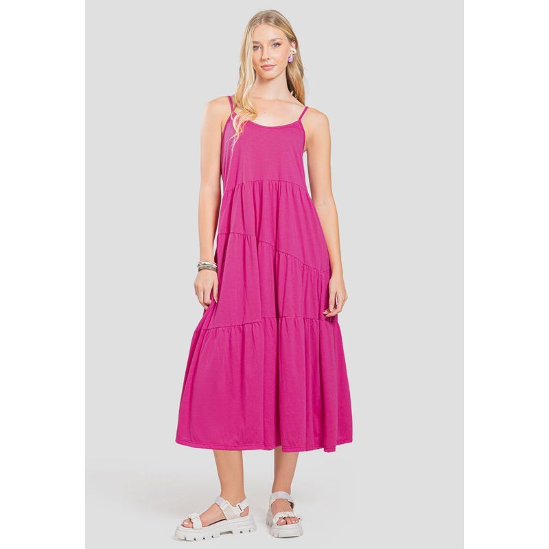 RUTTA - Vestido Largo Mujer Fucsia Rutta 102903