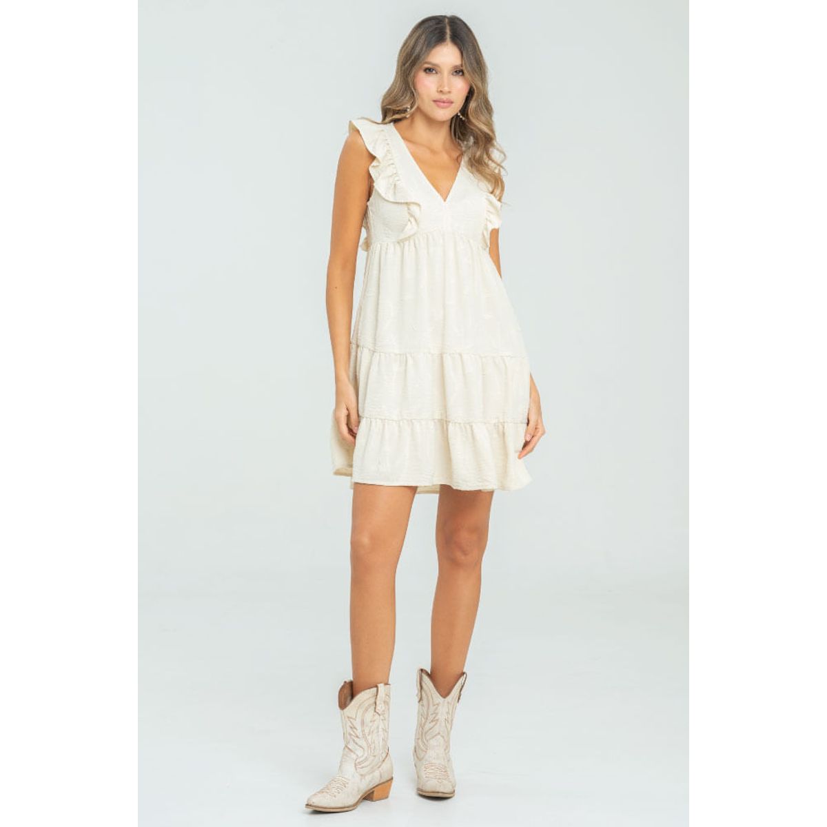 RAGGED - Vestido sugar Beige claro Ragged