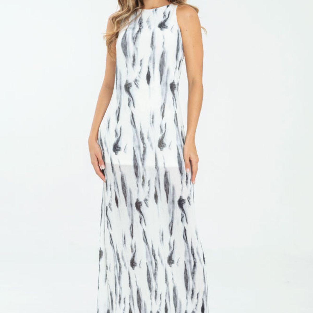 RAGGED - Vestido canvas Blanco crudo Ragged