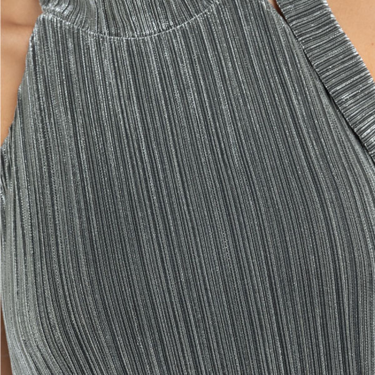 RAGGED - Vestido corto moon Plateado Ragged