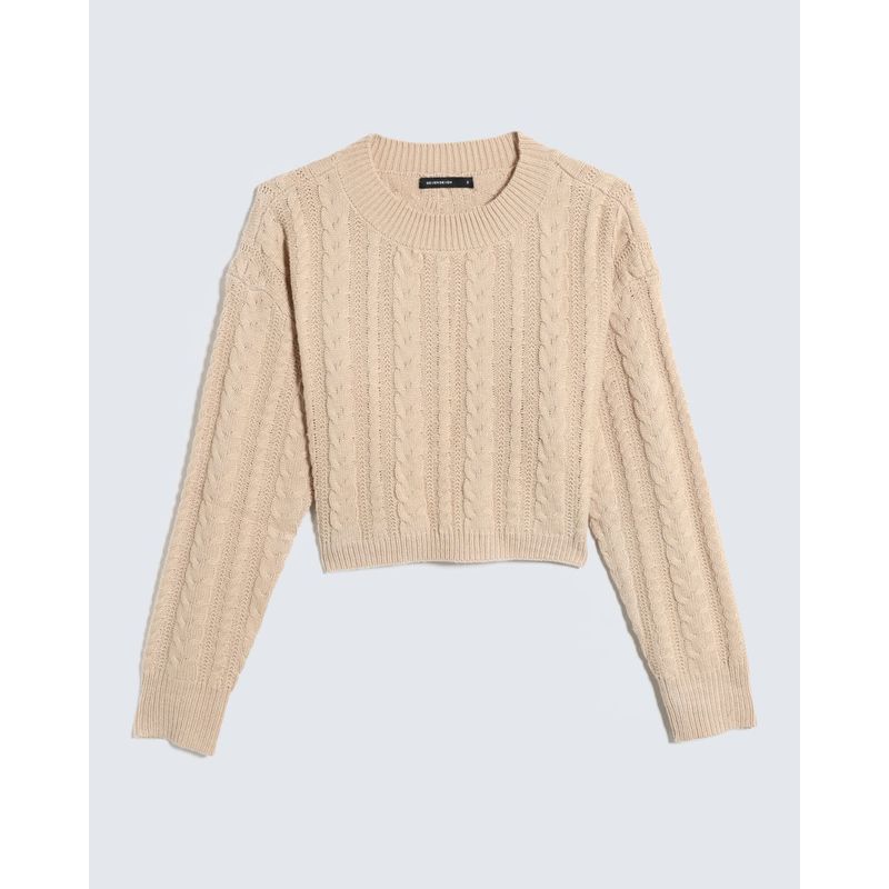 SEVEN SEVEN - Saco Para Mujer Cuello Redondo Color Beige Marca Seven Seven #28330650