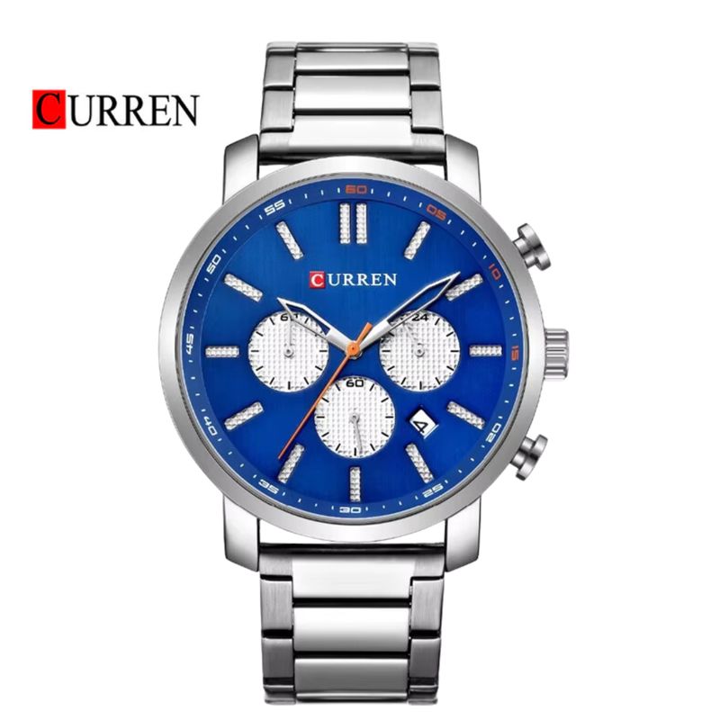CURREN - Reloj CURREN 8315 Para Hombre Plateado - Azul