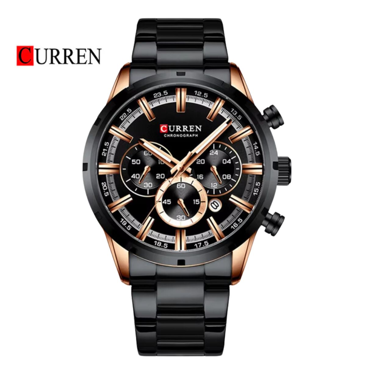 CURREN - Reloj CURREN 8355 Cronógrafo Para Hombre - Negro