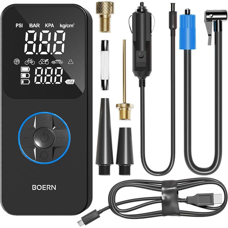 GENERAL ELECTRIC - Inflador Mini Compresor Llantas Bateria Portatil