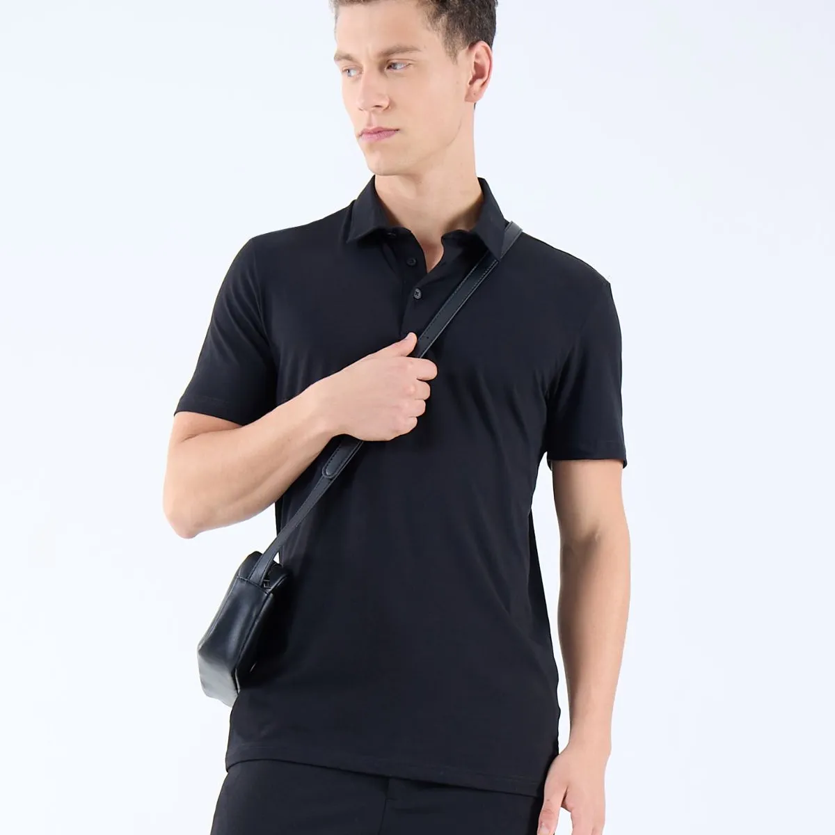 SEVEN SEVEN - Polo De Hombre  Color Negro Marca Seven Seven #45110863