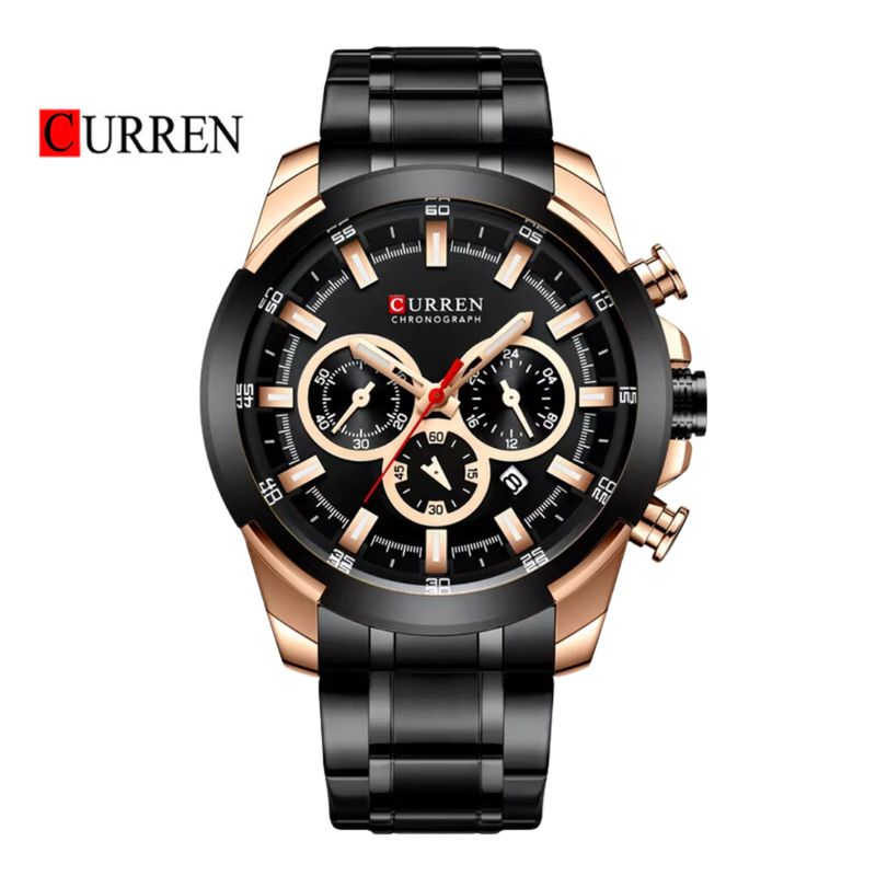 CURREN - Reloj CURREN 8361 Cronógrafo Para Hombre - Negro