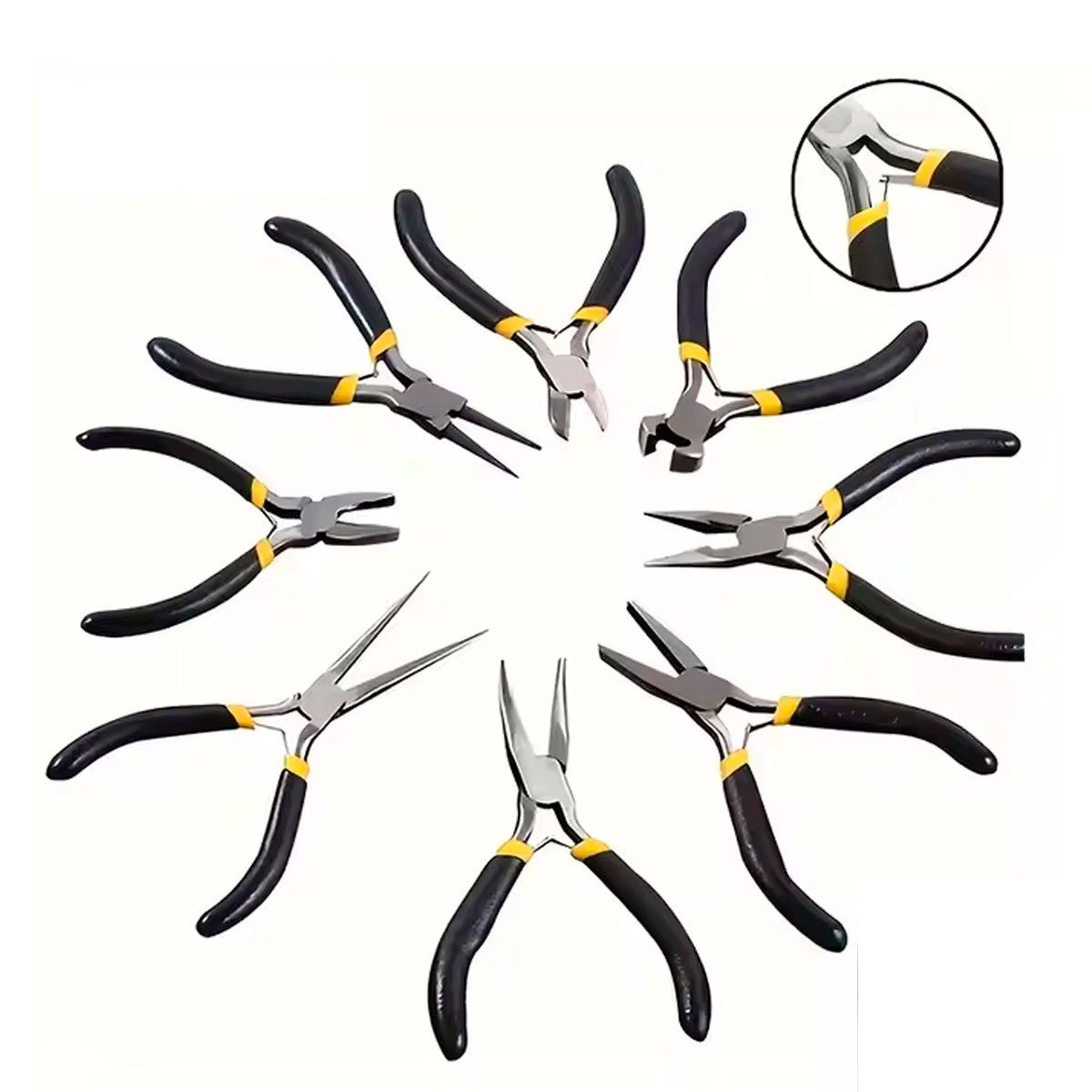 GENERICO - Juego De Pinzas, Mini Alicates 8 Unidades Multi Funcion