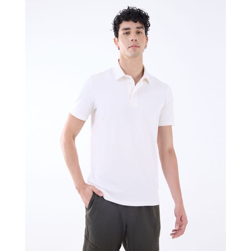 SEVEN SEVEN - Polo Para Hombre Cuello Maquina  Color Crudo Marca Seven Seven #45110862
