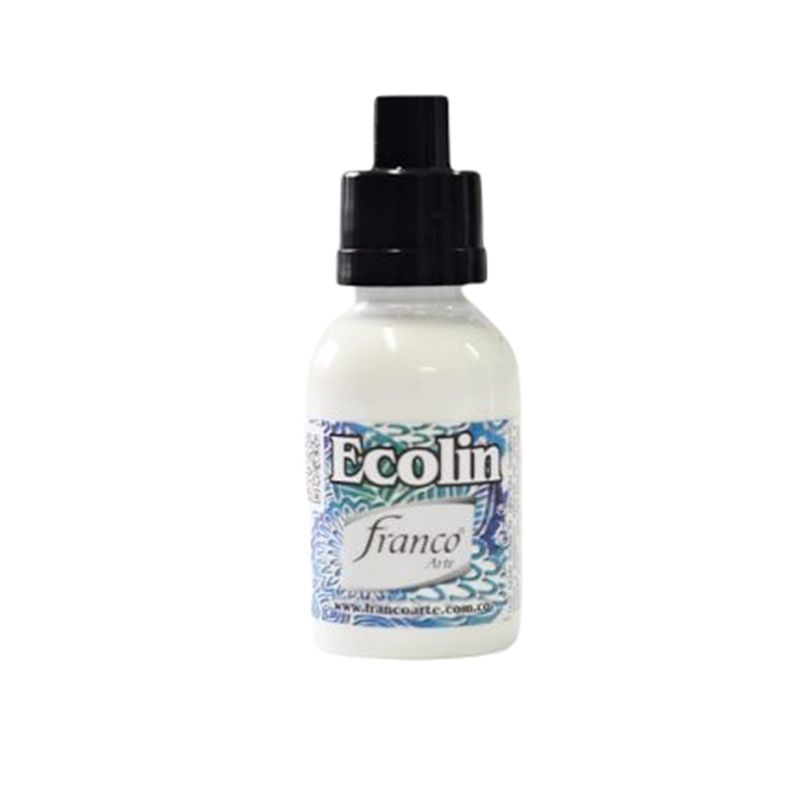 FRANCO ARTE - Pack x2 Acuarela Liquida Ecolin Blanco 001 Franco Arte