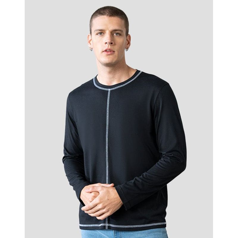 RUTTA - Camibuzo Hombre Negro Rutta 5309