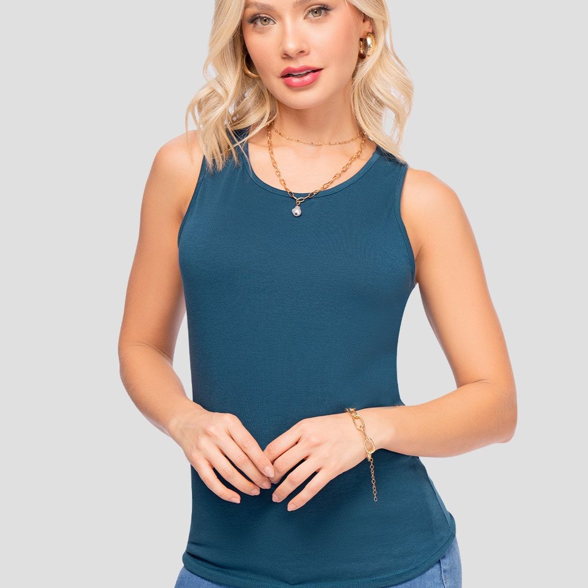 MARKETING PERSONAL - Blusa Paq X2 Mujer Estampado Mp 106616