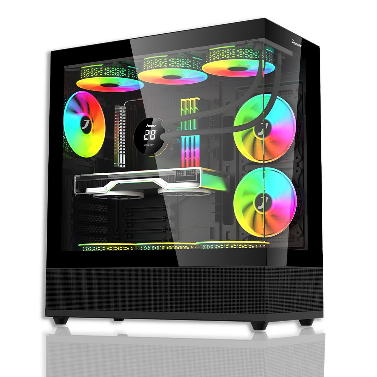 JANUS - Computador Gamer AMD Ryzen 7 5700GT RAM 16GB SSD 512GB Monitor 22 Pulgadas 100Hz