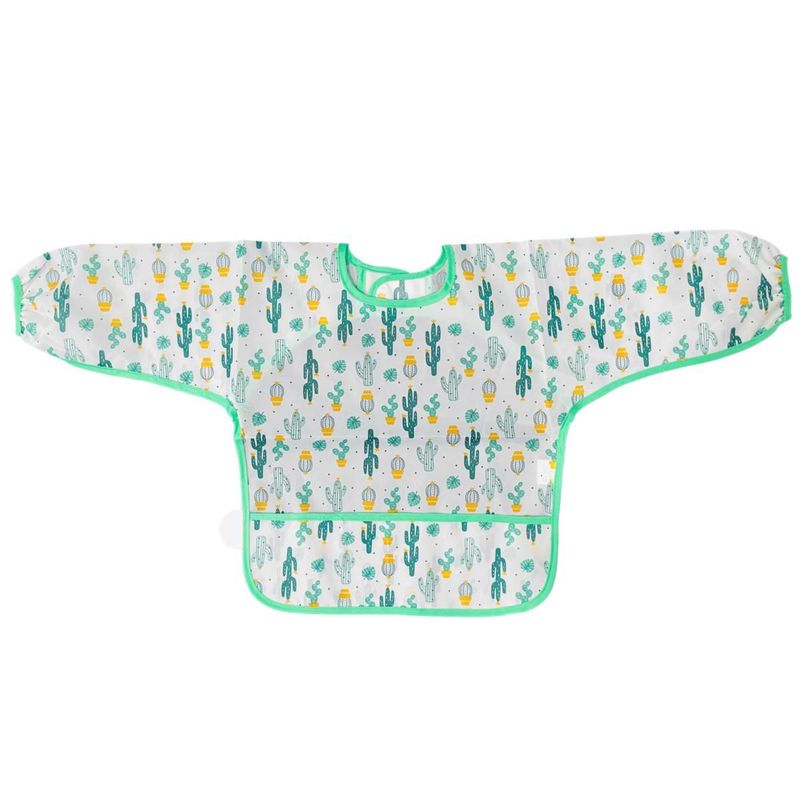 MUNDO BEBE - Babero Delantal Manga Larga Impermeable Bebe Niña Niño