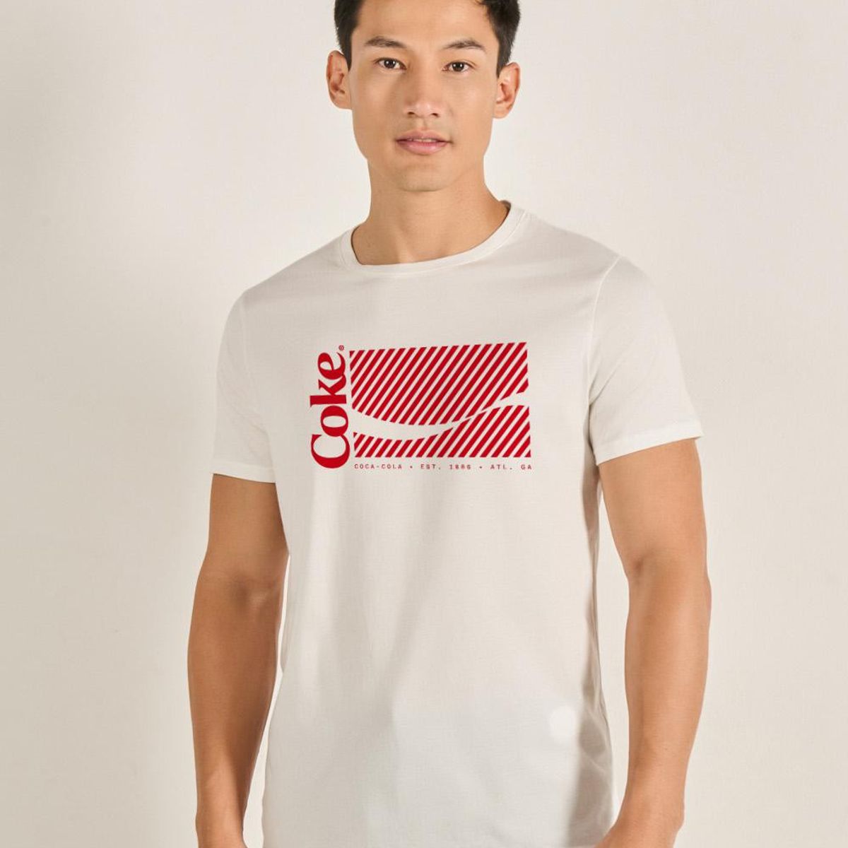 KOAJ - KOAJ Camiseta manga corta con estampado de Coca  Cola HOMBRE