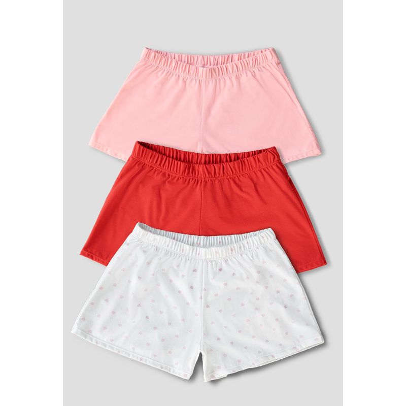 FORMAS INTIMAS - Short Paq X3 Mujer Multicolor Fi 106635