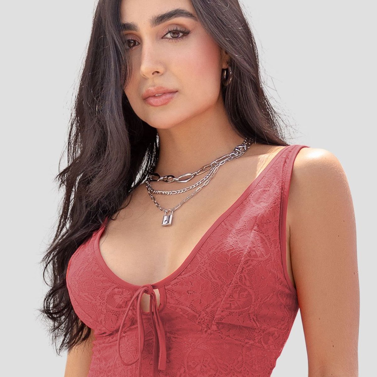ATYPICAL - Crop Top Mujer Rojo Atypical 106603