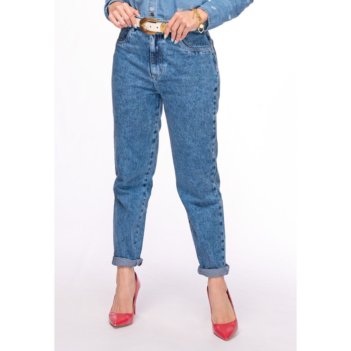 MARKETING PERSONAL - Jean Mujer Azul Claro Mp 106565