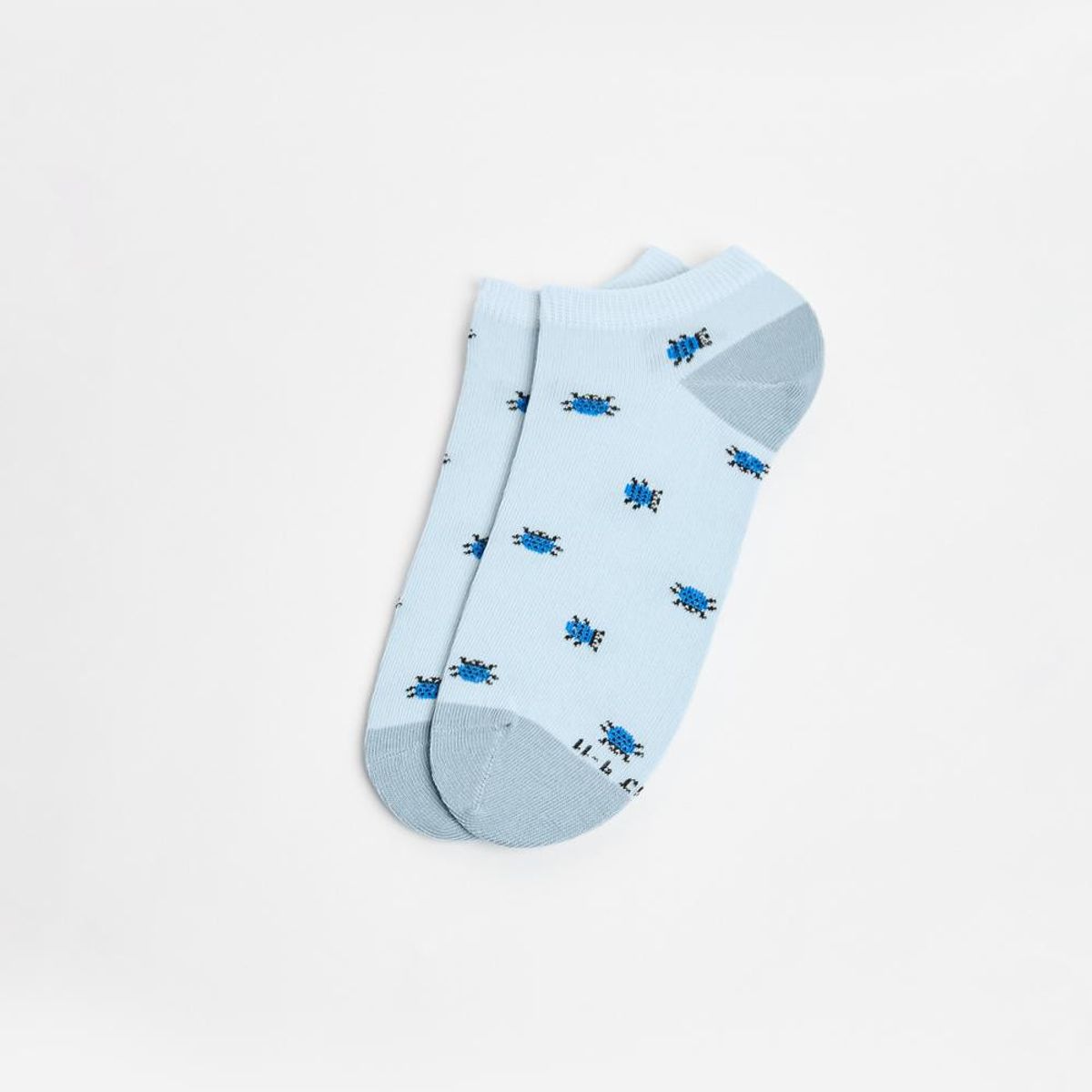 KOAJ - KOAJ Short azul claro en jean con desgastes y tiro súper al Mujer