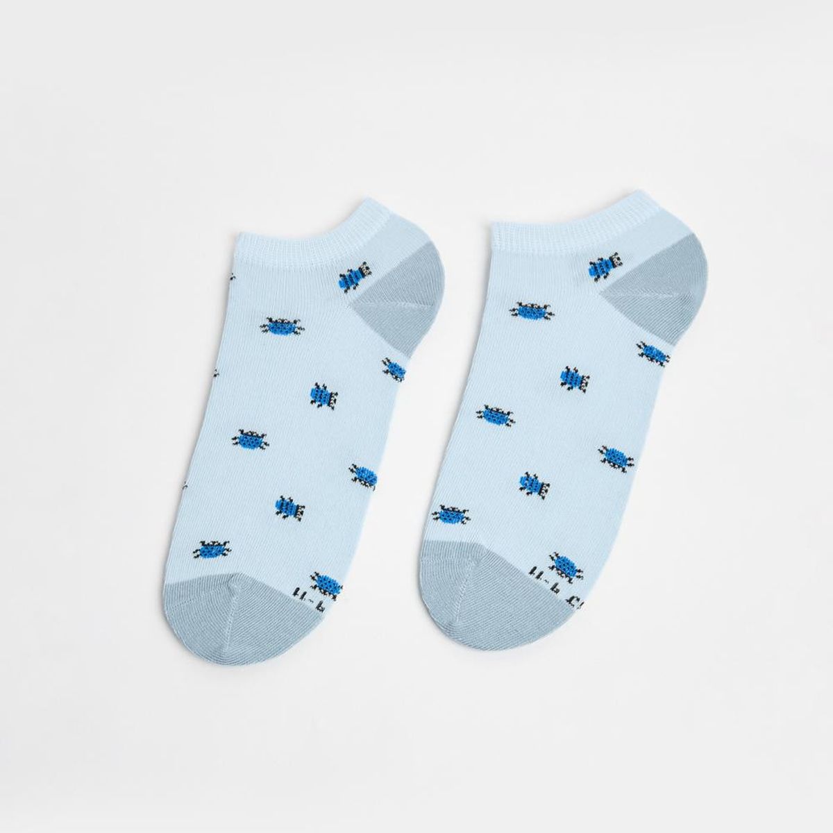 KOAJ - KOAJ Short azul claro en jean con desgastes y tiro súper al Mujer